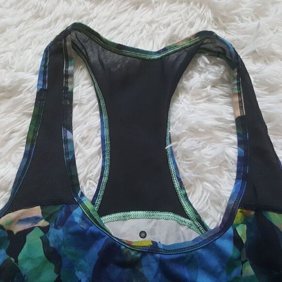 Athleta Tank Top Racerback Multi Color Womens Size  Small - Picture 2 of 5
